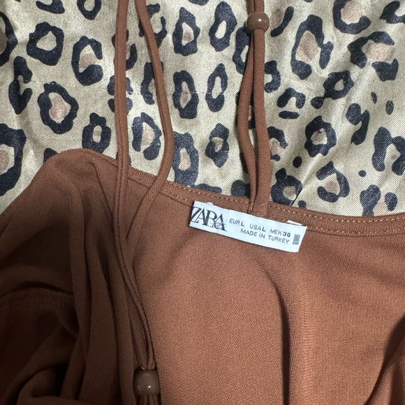 *ADD-ON ITEM* Zara Halter Bodysuit - Large - Brown - Picture 3 of 3